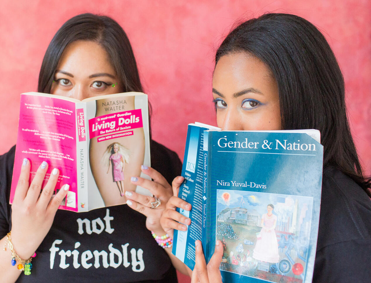 Bitches in Stitches London - Fran Ayala-Rock and Arie David reading feminist literature